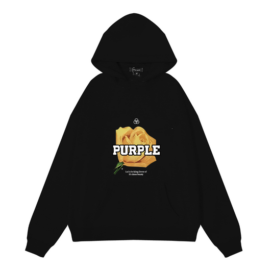 紫色の新しいフーディー 995
