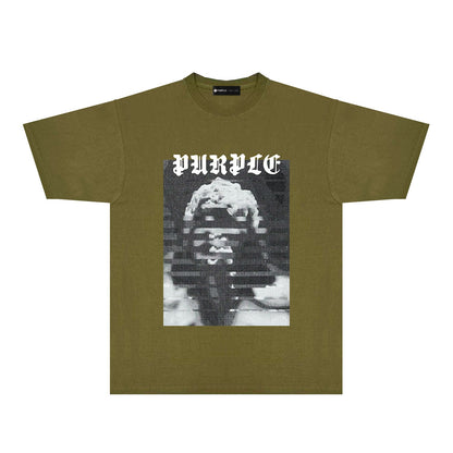 紫色の新しいTシャツ PUR120#