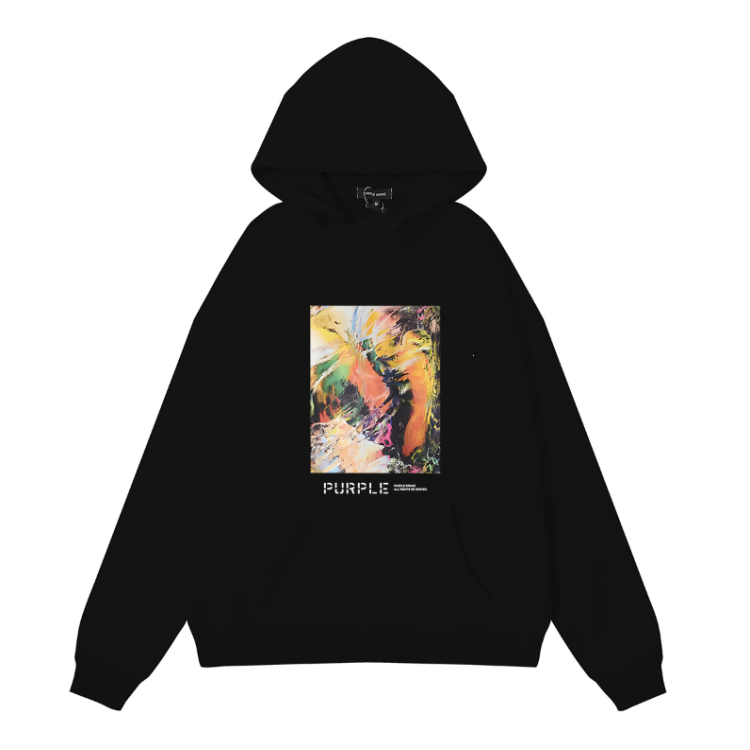 パープル 新デザイン フーディ 986