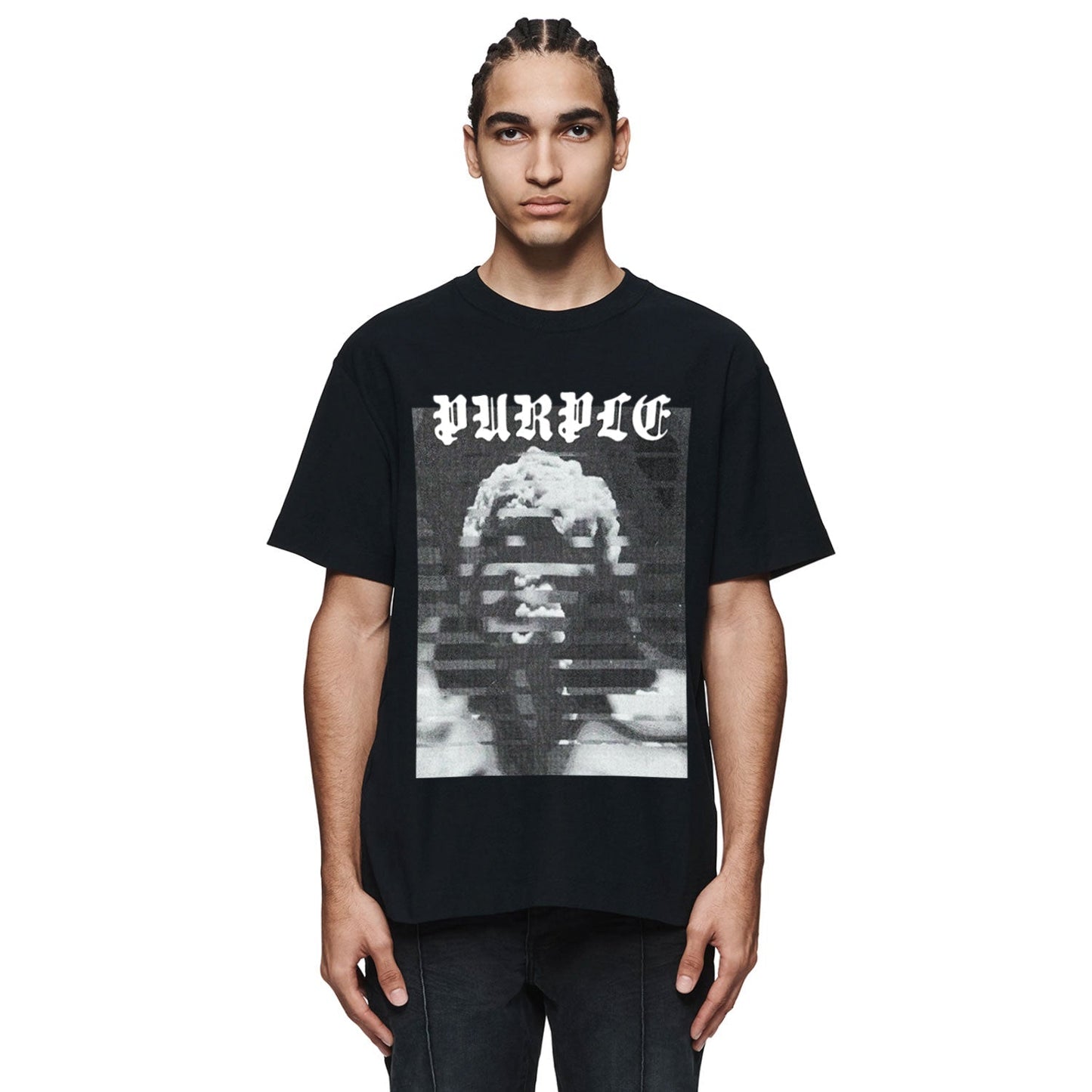 紫色の新しいTシャツ PUR120#