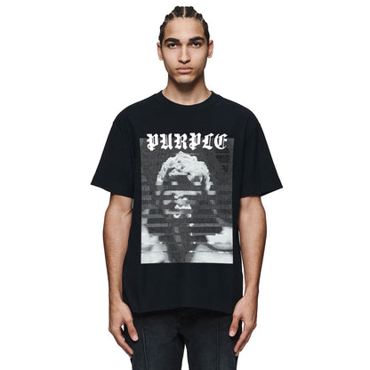 紫色の新しいTシャツ PUR120#