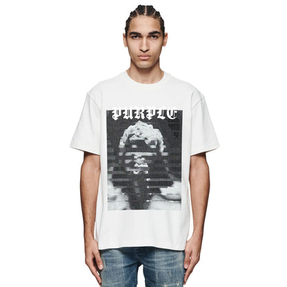 紫色の新しいTシャツ PUR120#