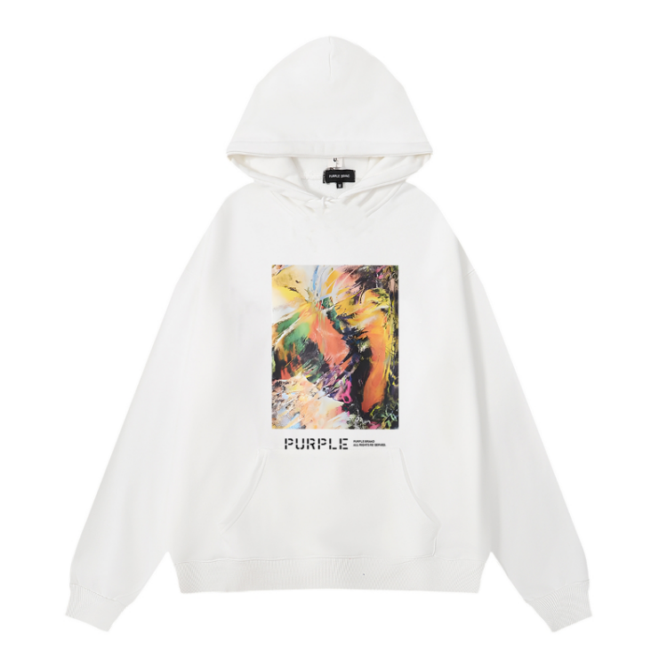 パープル 新デザイン フーディ 986