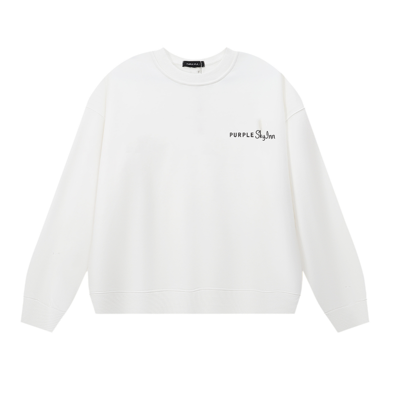 紫 メンズ長袖Tシャツスウェット 1150