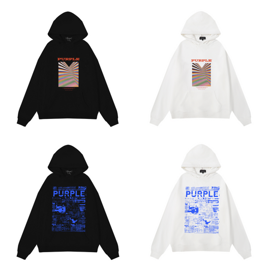 パープル 新しいフーディー 987