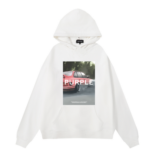 紫色の新しいパーカー 985