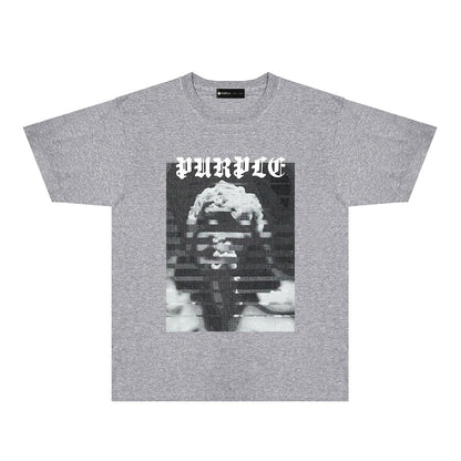紫色の新しいTシャツ PUR120#