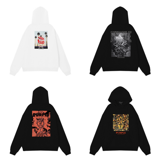紫の新作フーディー 998