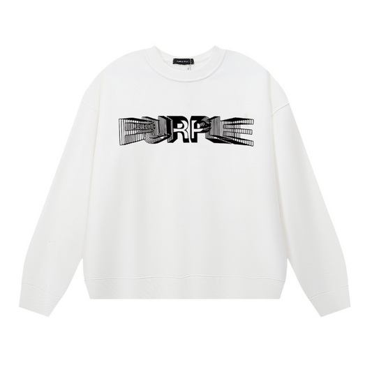 メンズ 紫 長袖 Tシャツ トレーナー 1141