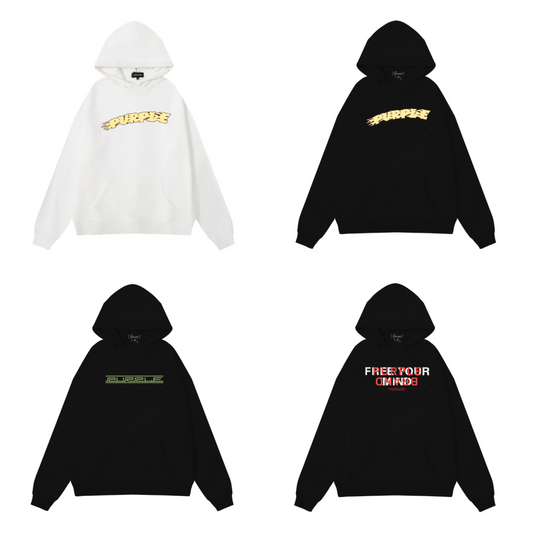 紫の新作パーカー988