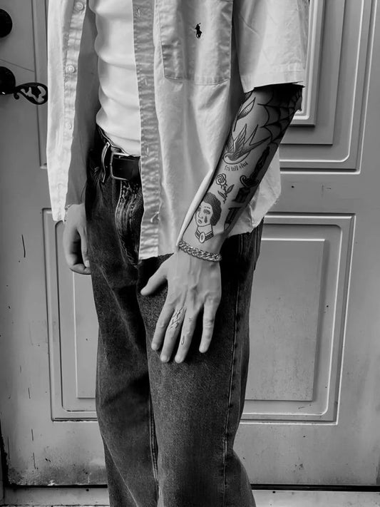 クロムハーツ ベビーファット ファンシーチェーン クリップ ブレスレット