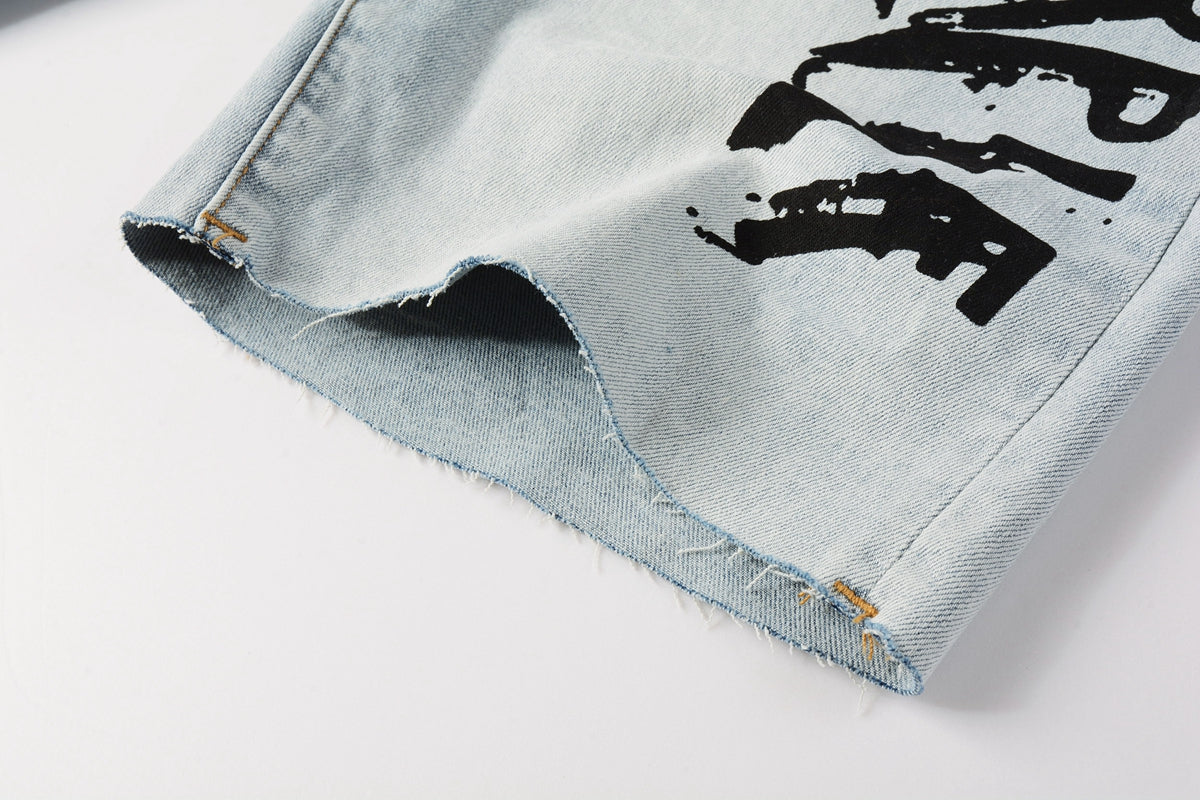 PURPLE-PURPLE ショートパンツ 5048