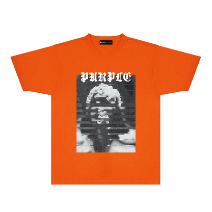 紫色の新しいTシャツ PUR120#