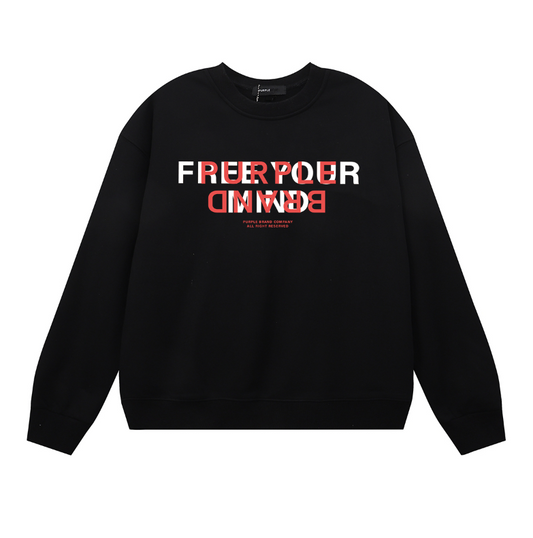 メンズ長袖Tシャツ・スウェット 紫 1132