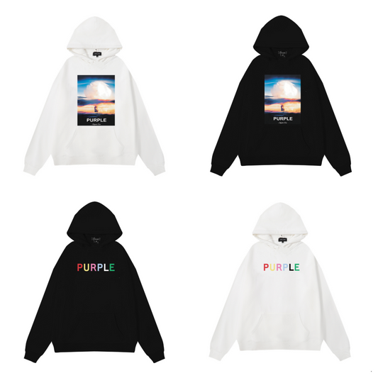 紫の新作パーカー983