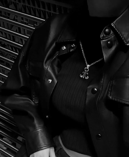 クロムハーツ BSフレア ペンダント ベイル付き