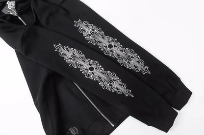 Chrome Hearts Zip Up Hoodie 8515